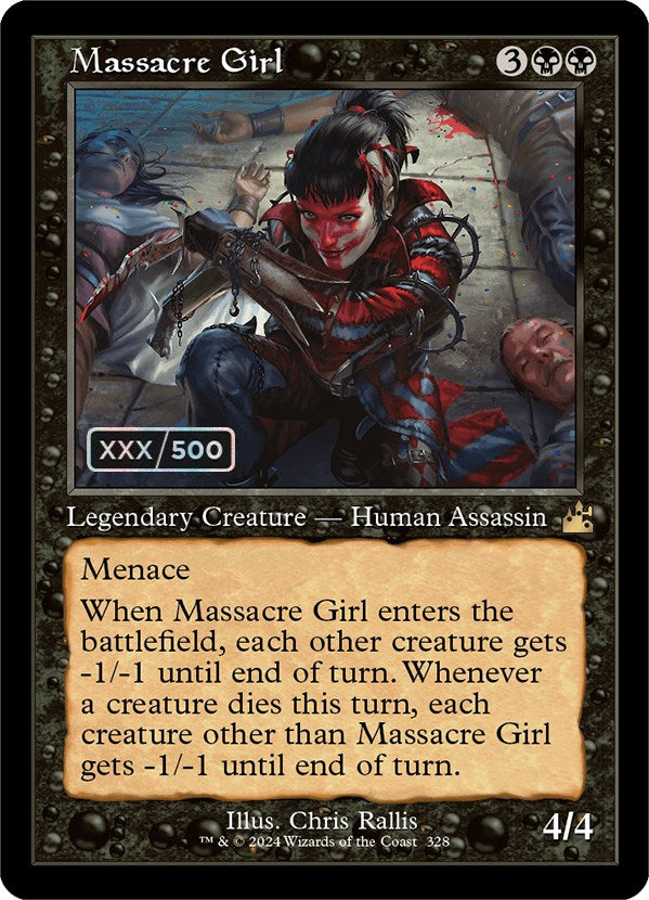 Massacre Girl (Retro) (Serialized) [Ravnica Remastered] | Pandora's Boox