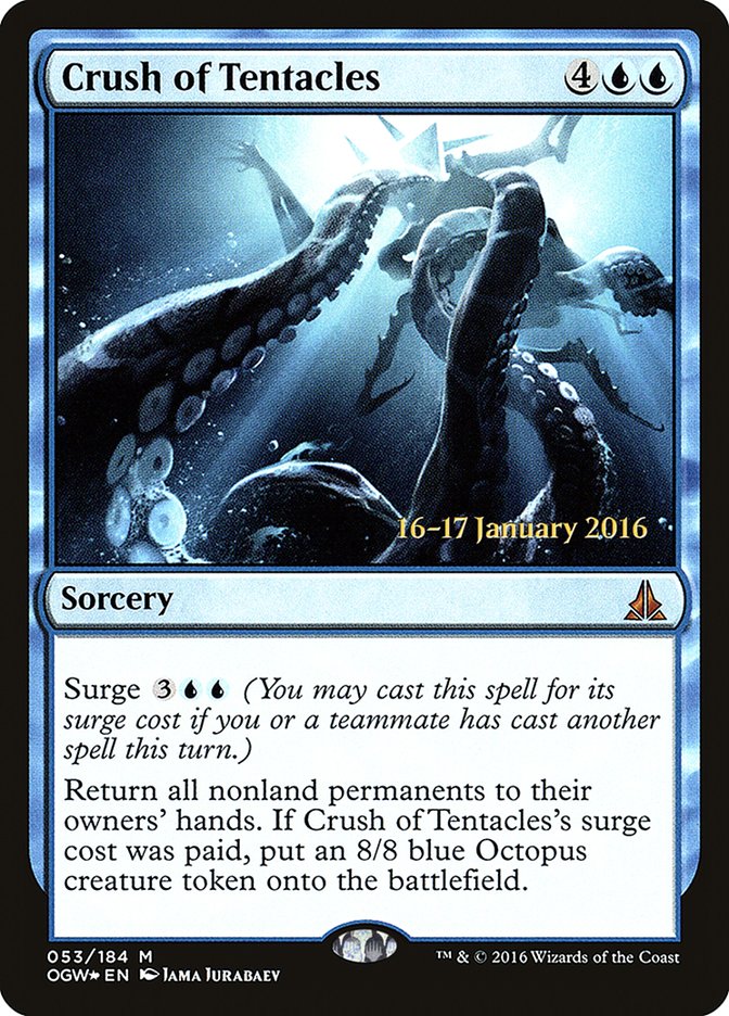 Crush of Tentacles [Oath of the Gatewatch Prerelease Promos] | Pandora's Boox