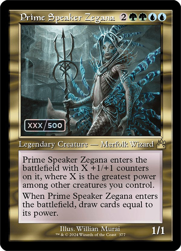 Prime Speaker Zegana (Retro) (Serialized) [Ravnica Remastered] | Pandora's Boox