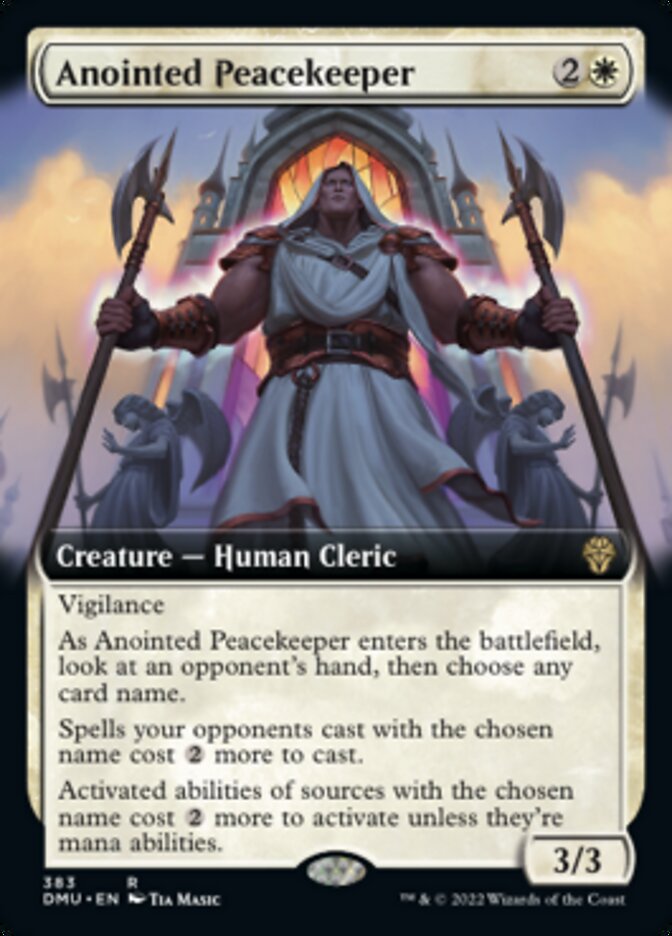 Anointed Peacekeeper (Extended Art) [Dominaria United] | Pandora's Boox
