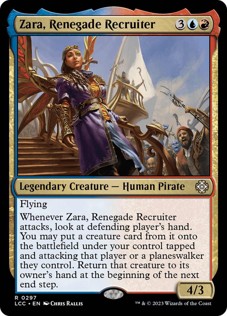 Zara, Renegade Recruiter [The Lost Caverns of Ixalan Commander] | Pandora's Boox
