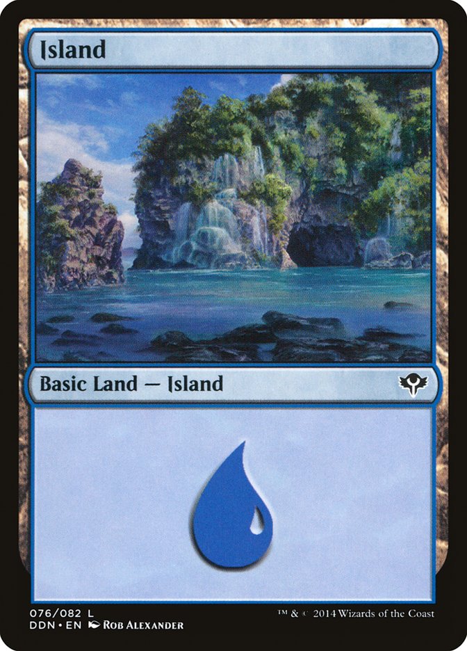 Island (76) [Duel Decks: Speed vs. Cunning] | Pandora's Boox