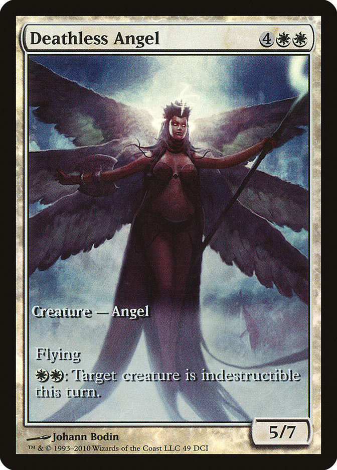Deathless Angel (Game Day) (Extended Art) [Rise of the Eldrazi Promos] | Pandora's Boox