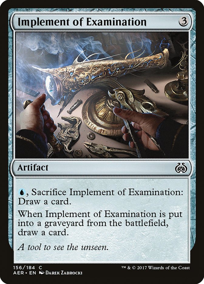 Implement of Examination [Aether Revolt] | Pandora's Boox