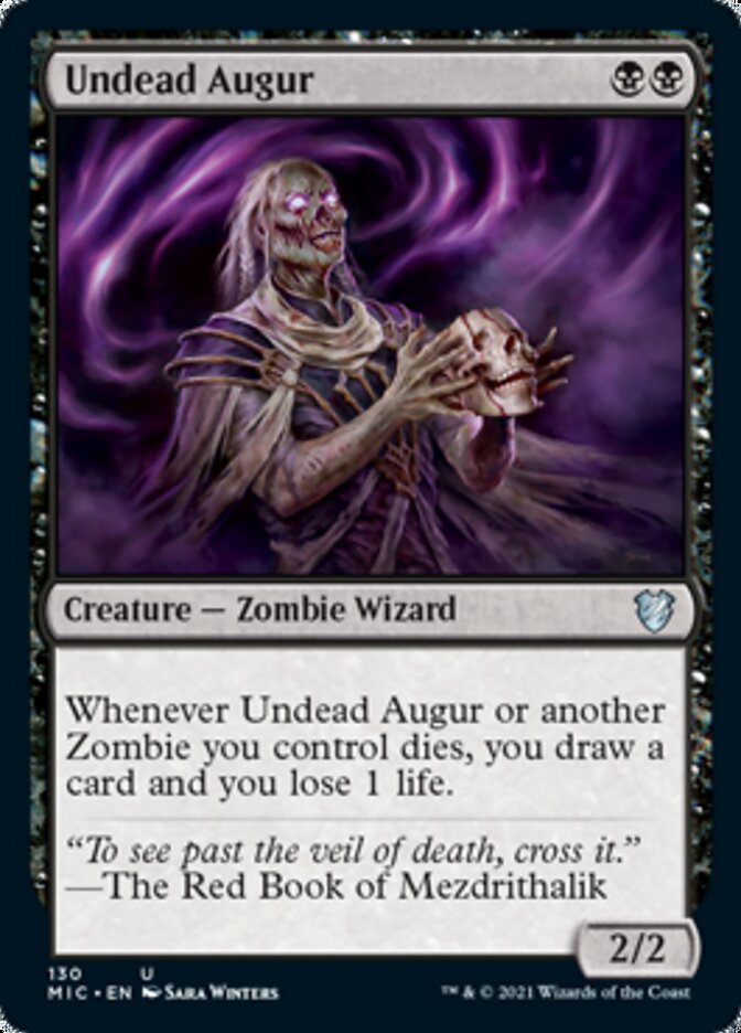 Undead Augur [Innistrad: Midnight Hunt Commander] | Pandora's Boox