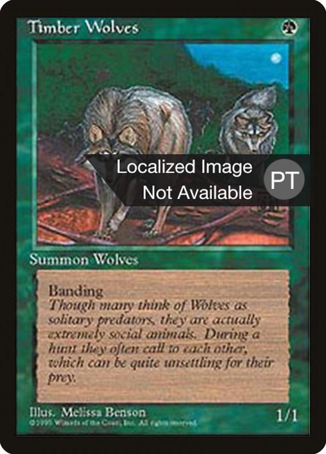 Timber Wolves [Fourth Edition (Foreign Black Border)] | Pandora's Boox