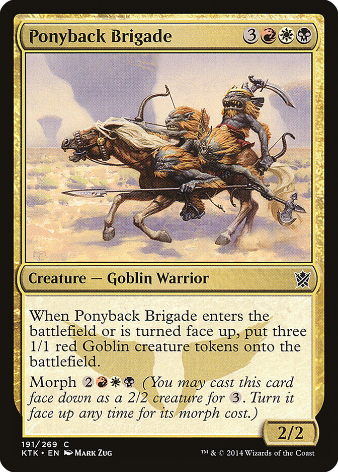 Ponyback Brigade [Khans of Tarkir] | Pandora's Boox