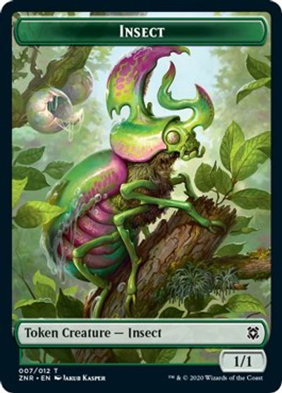 Beast // Insect Double-Sided Token [Challenger Decks 2021 Tokens] | Pandora's Boox