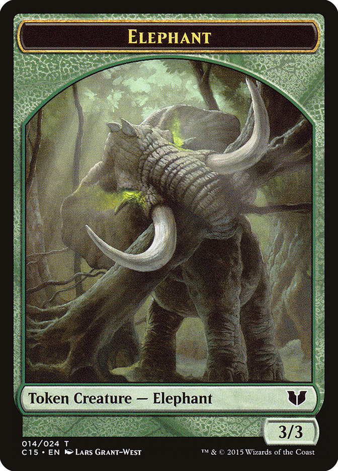 Elephant Token [Commander 2015 Tokens] | Pandora's Boox