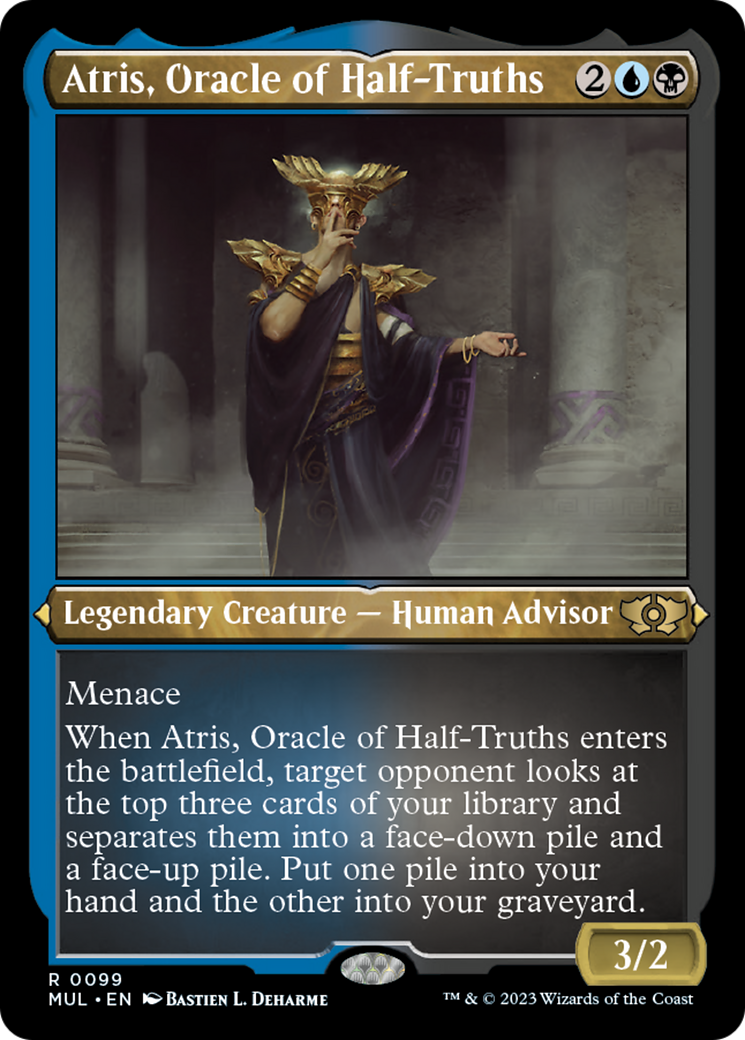 Atris, Oracle of Half-Truths (Foil Etched) [Multiverse Legends] | Pandora's Boox