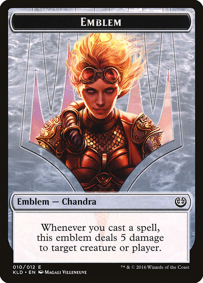 Chandra, Torch of Defiance Emblem [Kaladesh Tokens] | Pandora's Boox