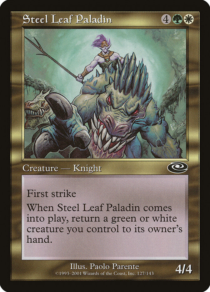 Steel Leaf Paladin [Planeshift] | Pandora's Boox
