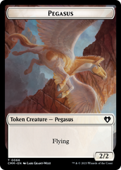 Copy (54) // Pegasus Double-Sided Token [Commander Masters Tokens] | Pandora's Boox