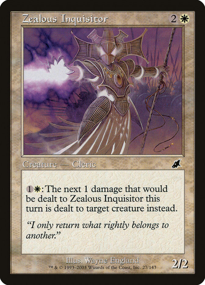 Zealous Inquisitor [Scourge] | Pandora's Boox