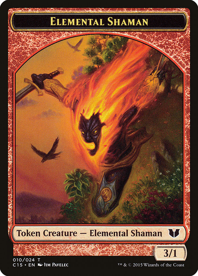 Elemental Shaman Token [Commander 2015 Tokens] | Pandora's Boox