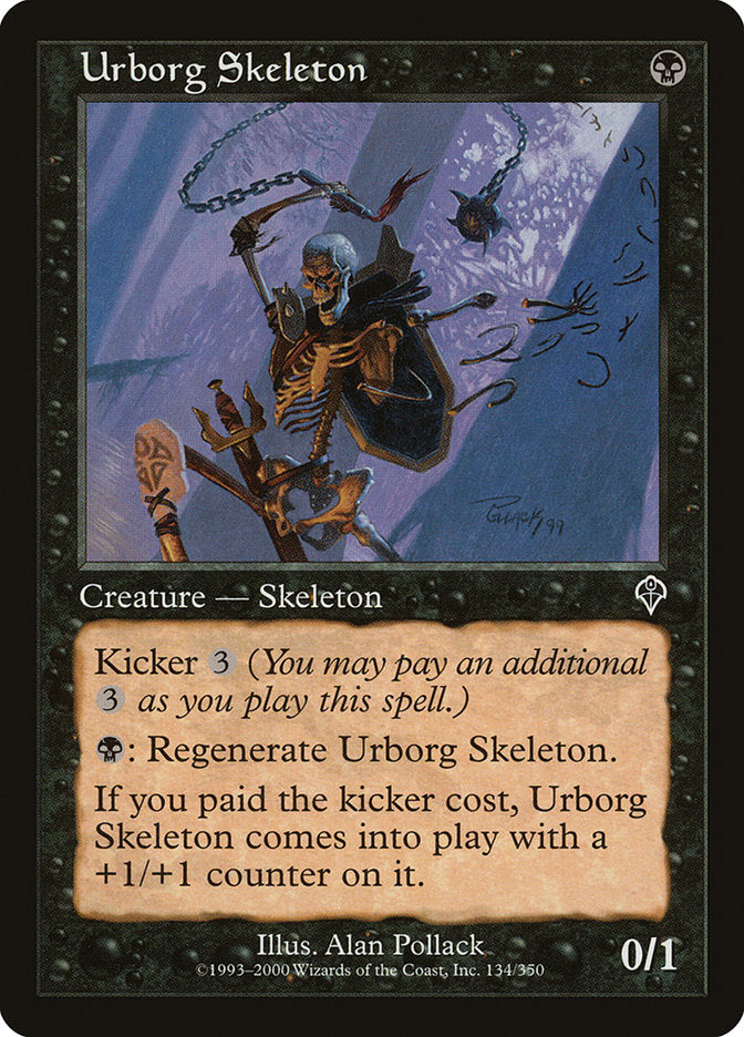 Urborg Skeleton [Invasion] | Pandora's Boox