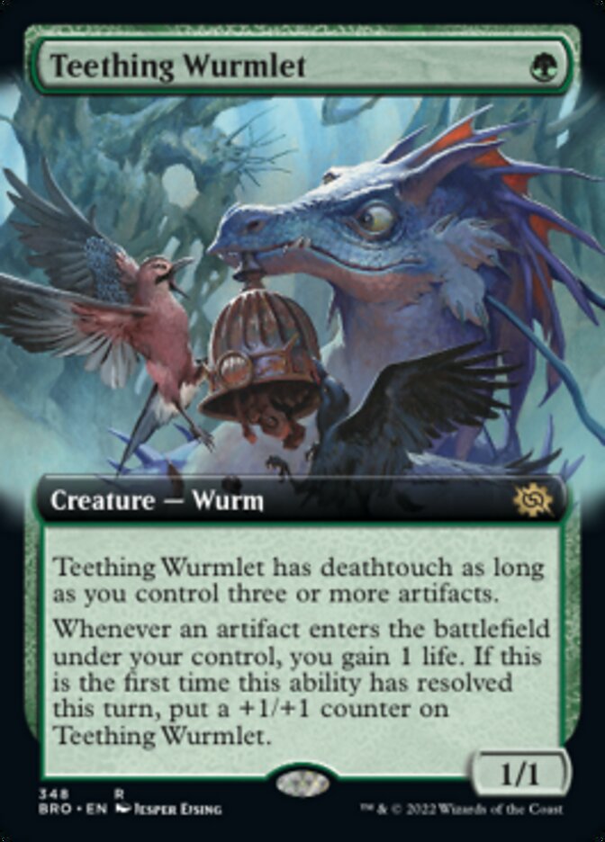Teething Wurmlet (Extended Art) [The Brothers' War] | Pandora's Boox