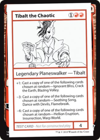 Tibalt the Chaotic (2021 Edition) [Mystery Booster Playtest Cards] | Pandora's Boox