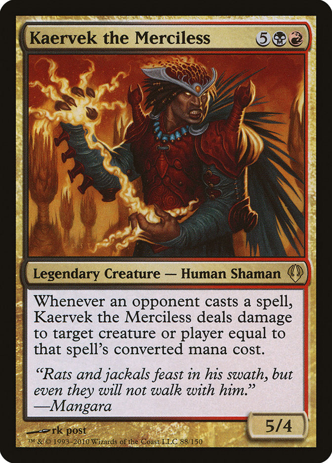 Kaervek the Merciless [Archenemy] | Pandora's Boox