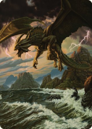 Ancient Bronze Dragon Art Card (03) [Commander Legends: Battle for Baldur's Gate Art Series] | Pandora's Boox