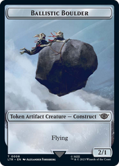 Ballistic Boulder // Food Token (10) Double-Sided Token [The Lord of the Rings: Tales of Middle-Earth Tokens] | Pandora's Boox