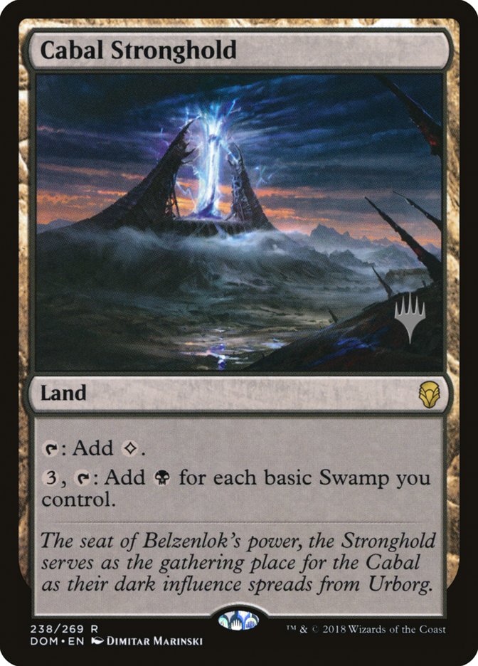 Cabal Stronghold (Promo Pack) [Dominaria Promos] | Pandora's Boox