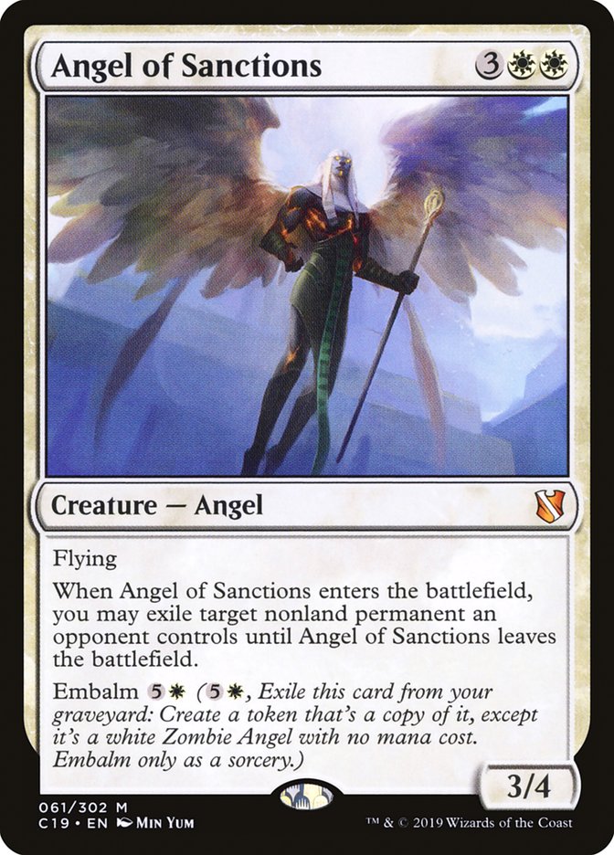 Angel of Sanctions [Commander 2019] | Pandora's Boox