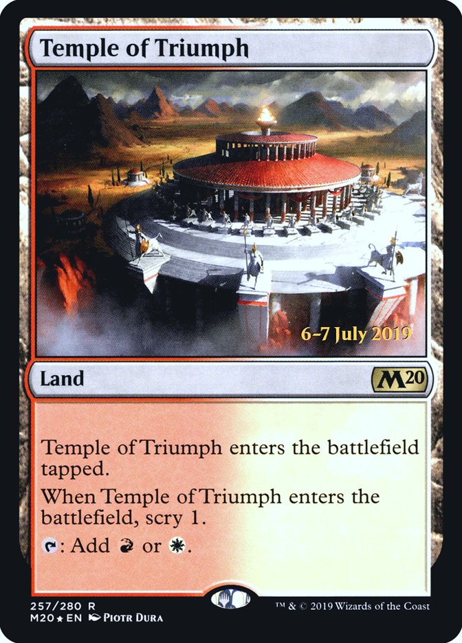 Temple of Triumph [Core Set 2020 Prerelease Promos] | Pandora's Boox