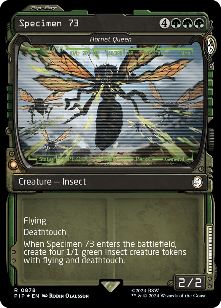 Specimen 73 - Hornet Queen (Showcase) (Surge Foil) [Fallout] | Pandora's Boox