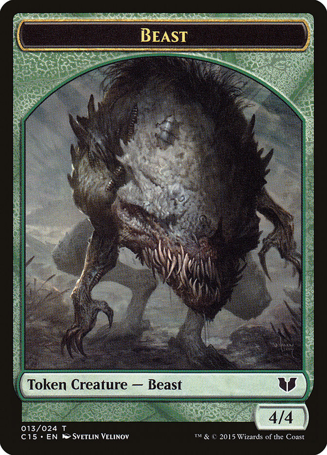 Beast Token [Commander 2015 Tokens] | Pandora's Boox