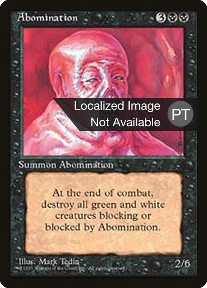 Abomination [Fourth Edition (Foreign Black Border)] | Pandora's Boox