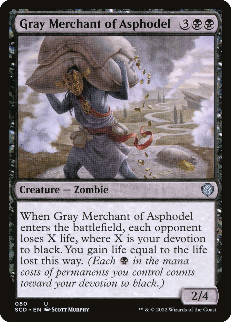 Gray Merchant of Asphodel [Starter Commander Decks] | Pandora's Boox