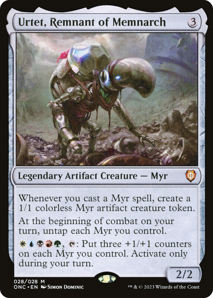 Urtet, Remnant of Memnarch [Phyrexia: All Will Be One Commander] | Pandora's Boox
