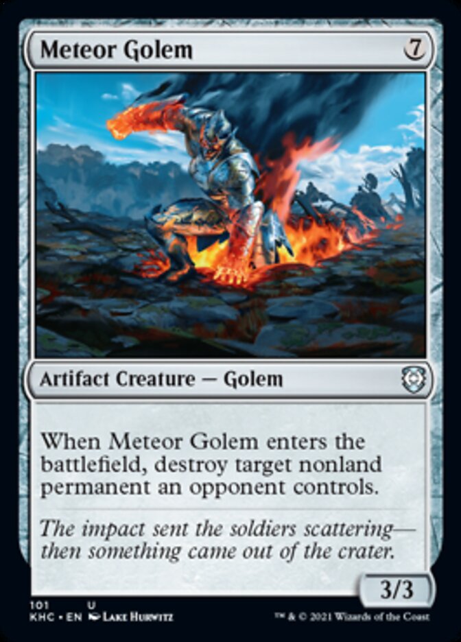 Meteor Golem [Kaldheim Commander] | Pandora's Boox