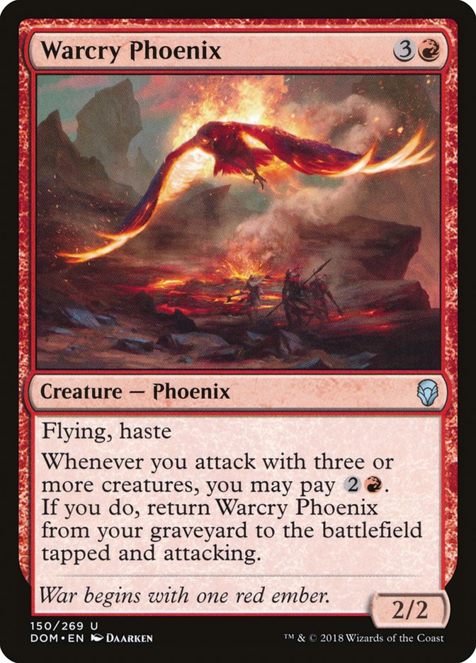 Warcry Phoenix [Dominaria] | Pandora's Boox