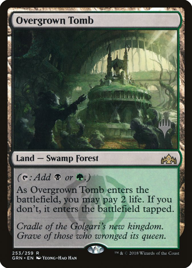 Overgrown Tomb (Promo Pack) [Guilds of Ravnica Promos] | Pandora's Boox