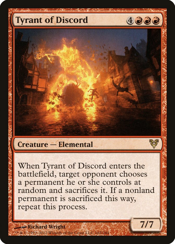 Tyrant of Discord [Avacyn Restored] | Pandora's Boox