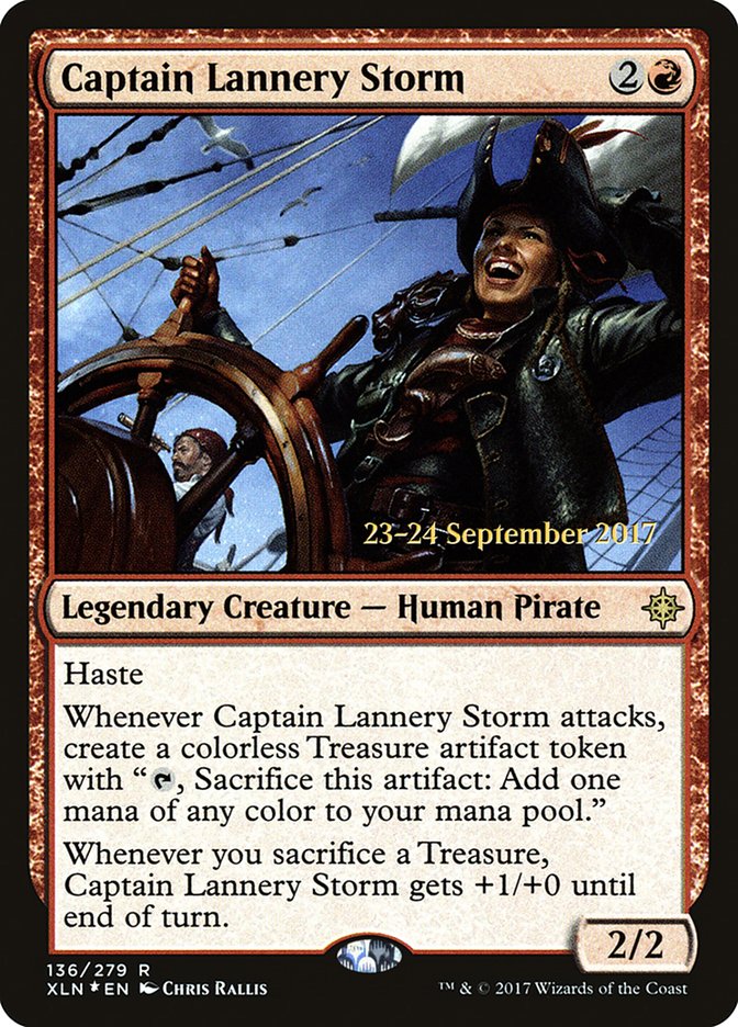 Captain Lannery Storm [Ixalan Prerelease Promos] | Pandora's Boox