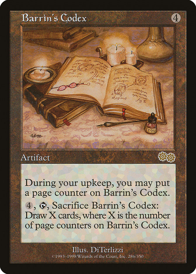 Barrin's Codex [Urza's Saga] | Pandora's Boox
