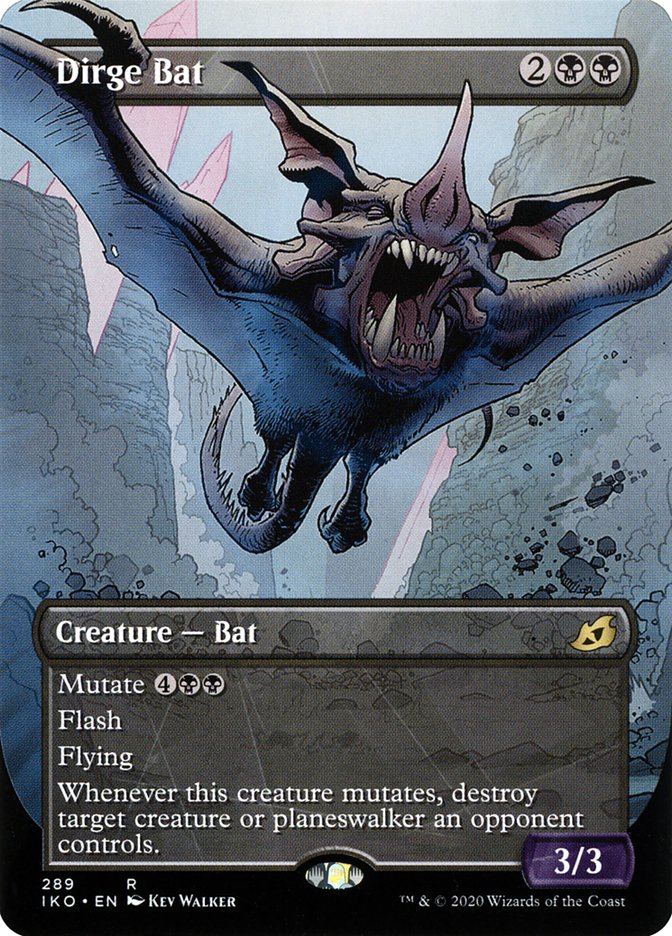 Dirge Bat (Showcase) [Ikoria: Lair of Behemoths] | Pandora's Boox
