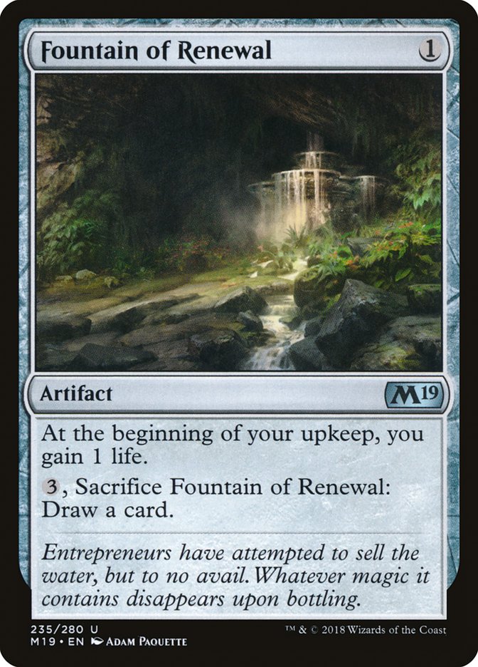 Fountain of Renewal [Core Set 2019] | Pandora's Boox