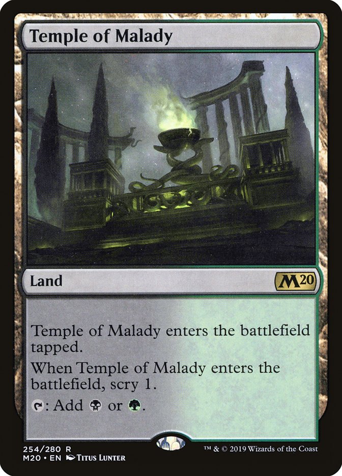 Temple of Malady [Core Set 2020] | Pandora's Boox