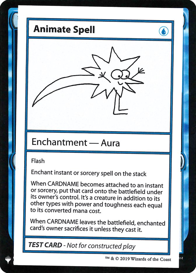 Animate Spell [Mystery Booster Playtest Cards] | Pandora's Boox