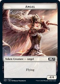 Angel // Griffin Double-Sided Token [Core Set 2021 Tokens] | Pandora's Boox