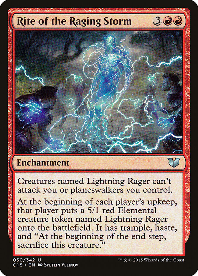 Rite of the Raging Storm [Commander 2015] | Pandora's Boox