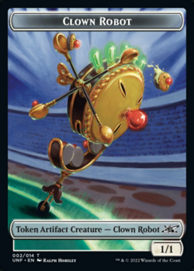 Clown Robot (002) Token [Unfinity Tokens] | Pandora's Boox