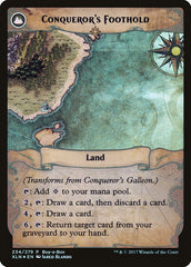 Conqueror's Galleon // Conqueror's Foothold (Buy-A-Box) [Ixalan Treasure Chest] | Pandora's Boox