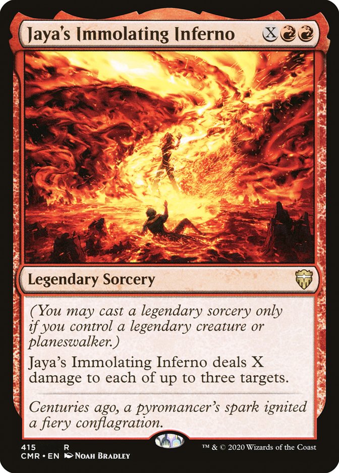Jaya's Immolating Inferno [Commander Legends] | Pandora's Boox