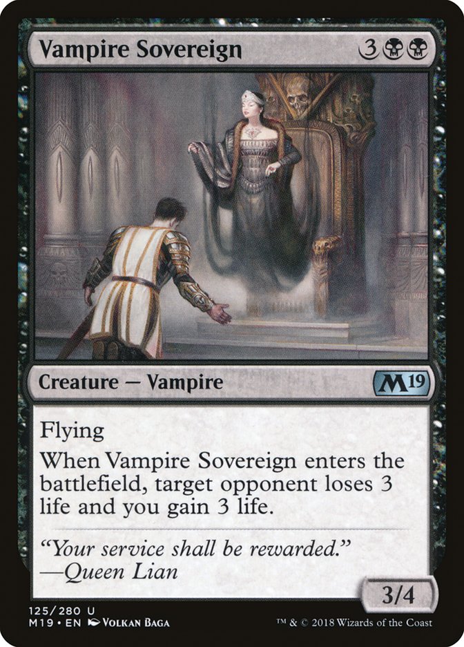Vampire Sovereign [Core Set 2019] | Pandora's Boox