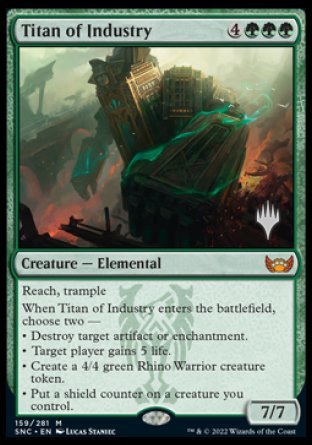 Titan of Industry (Promo Pack) [Streets of New Capenna Promos] | Pandora's Boox